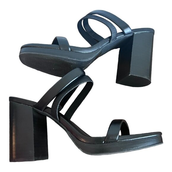 Madden Girl Women's Strappy Heeled Sandal Black Size 8.5 Black - Picture 6 of 8